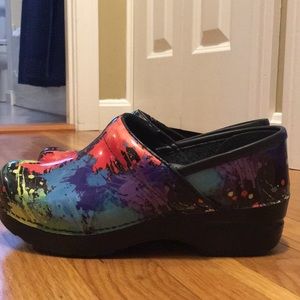 Splatter painted Danskos